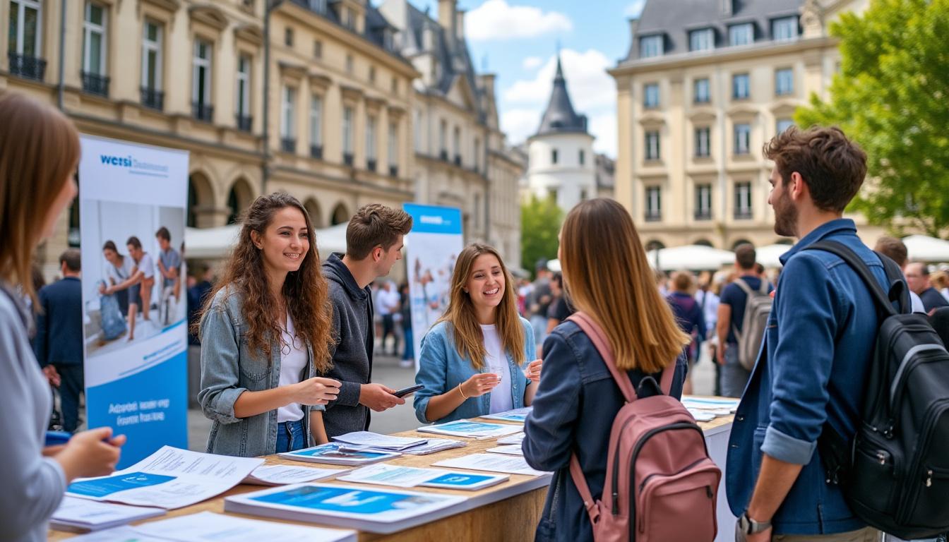 à châteaubriant, le marché de l'apprentissage a réuni jeunes et entreprises samedi dernier, offrant de nombreuses opportunités de formation et d'emploi.
