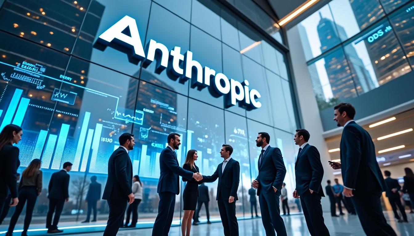 anthropic obtient un financement record de 30 milliards de dollars, portant sa valorisation à 900 milliards, consolidant sa position de leader dans le secteur technologique.